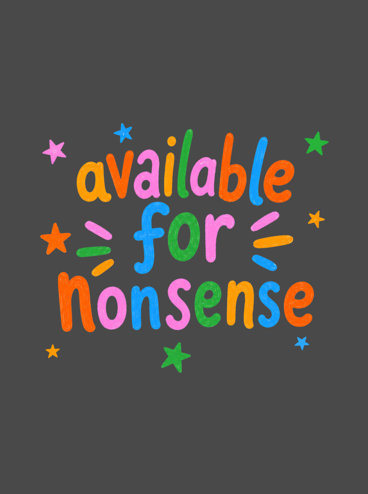 Available for Nonsense - PRINT ADD ON