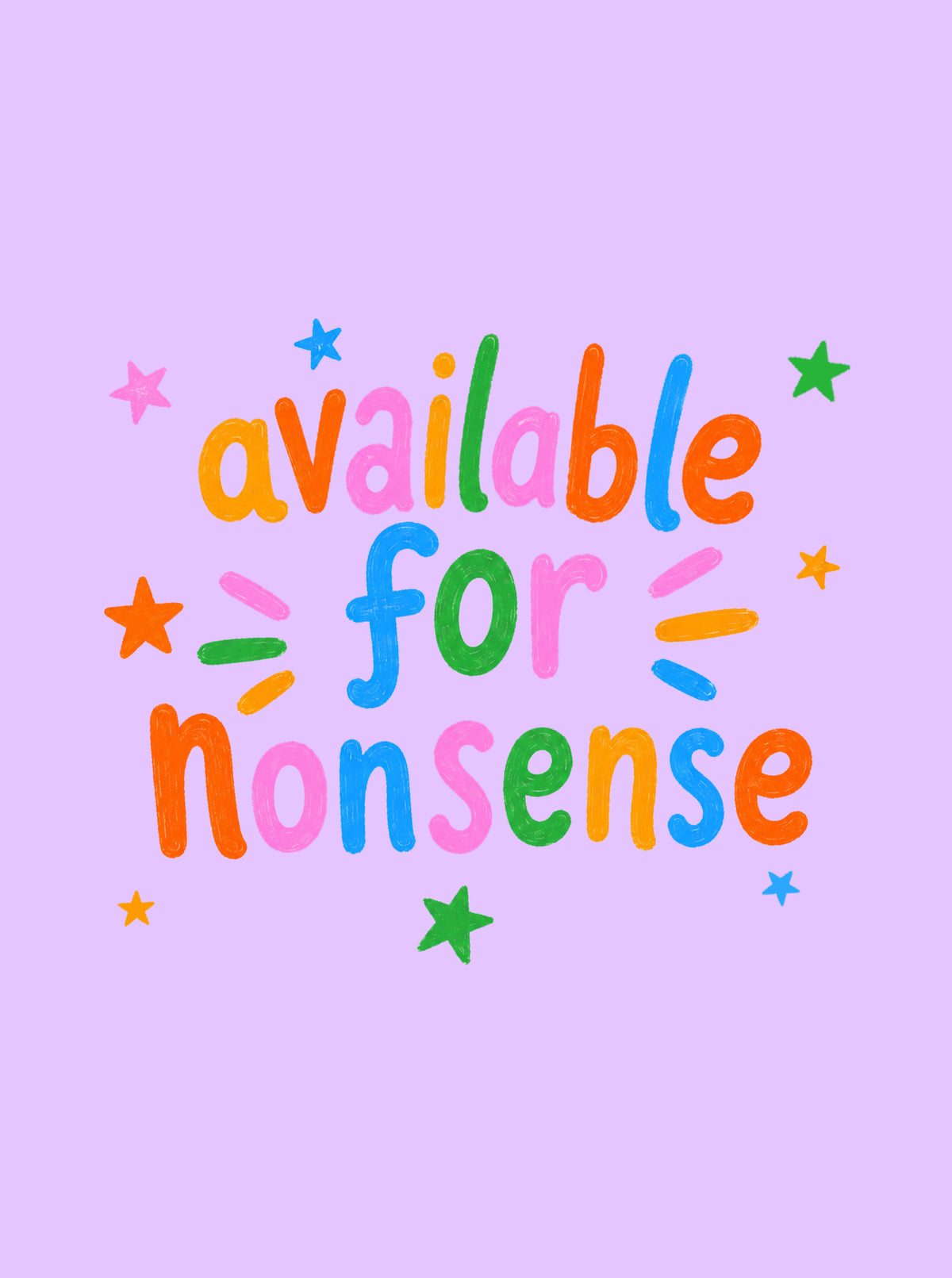 Available for Nonsense - PRINT ADD ON