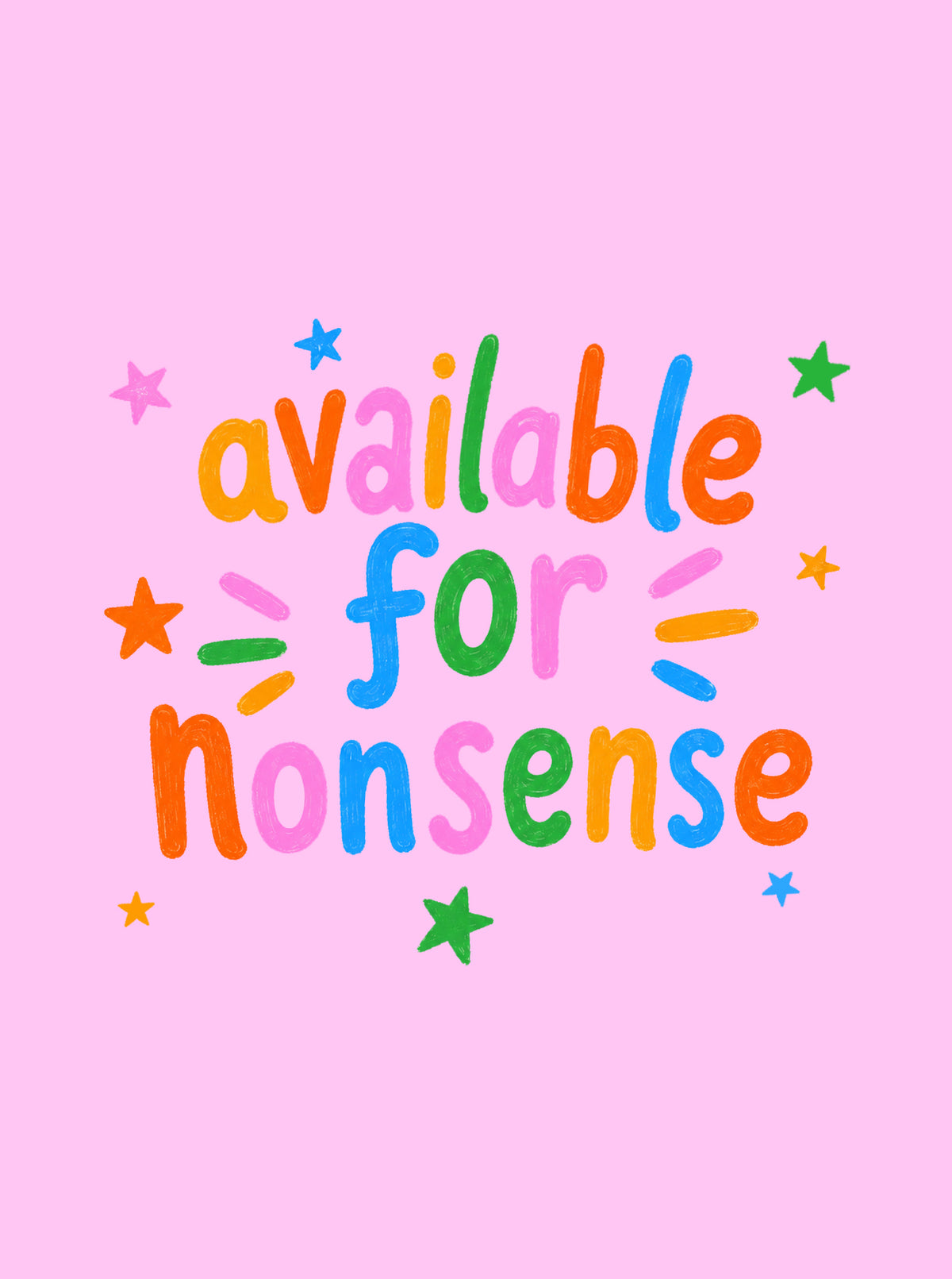 Available for Nonsense - PRINT ADD ON