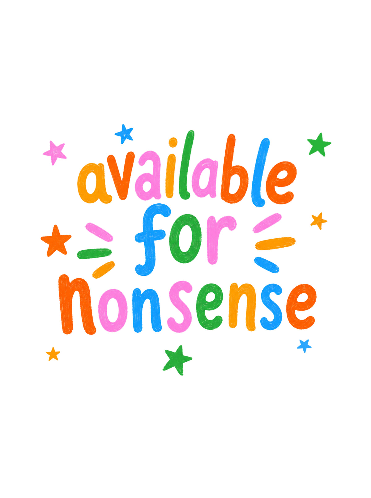 Available for Nonsense - PRINT ADD ON