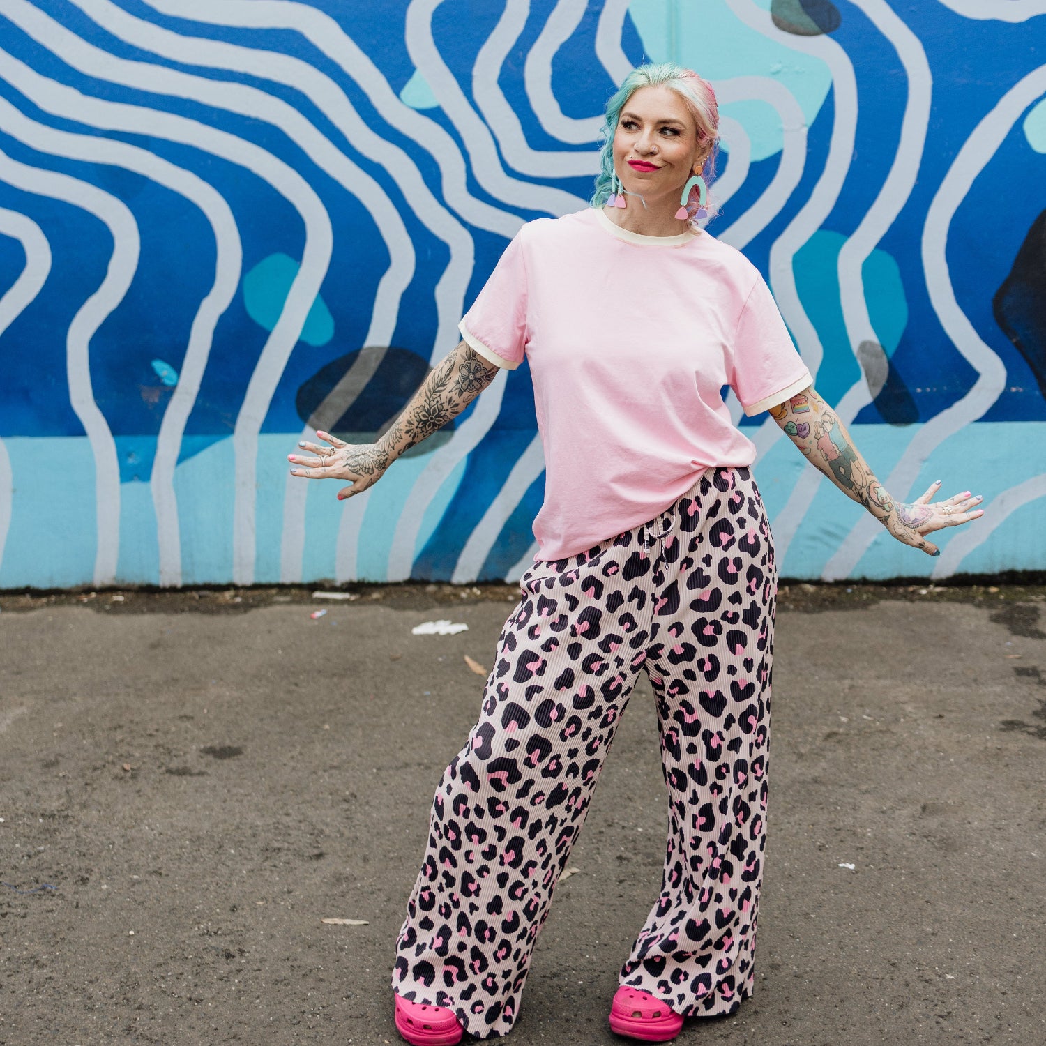 Leopard Print Stretch Pants - RESTOCKING IN AUG!
