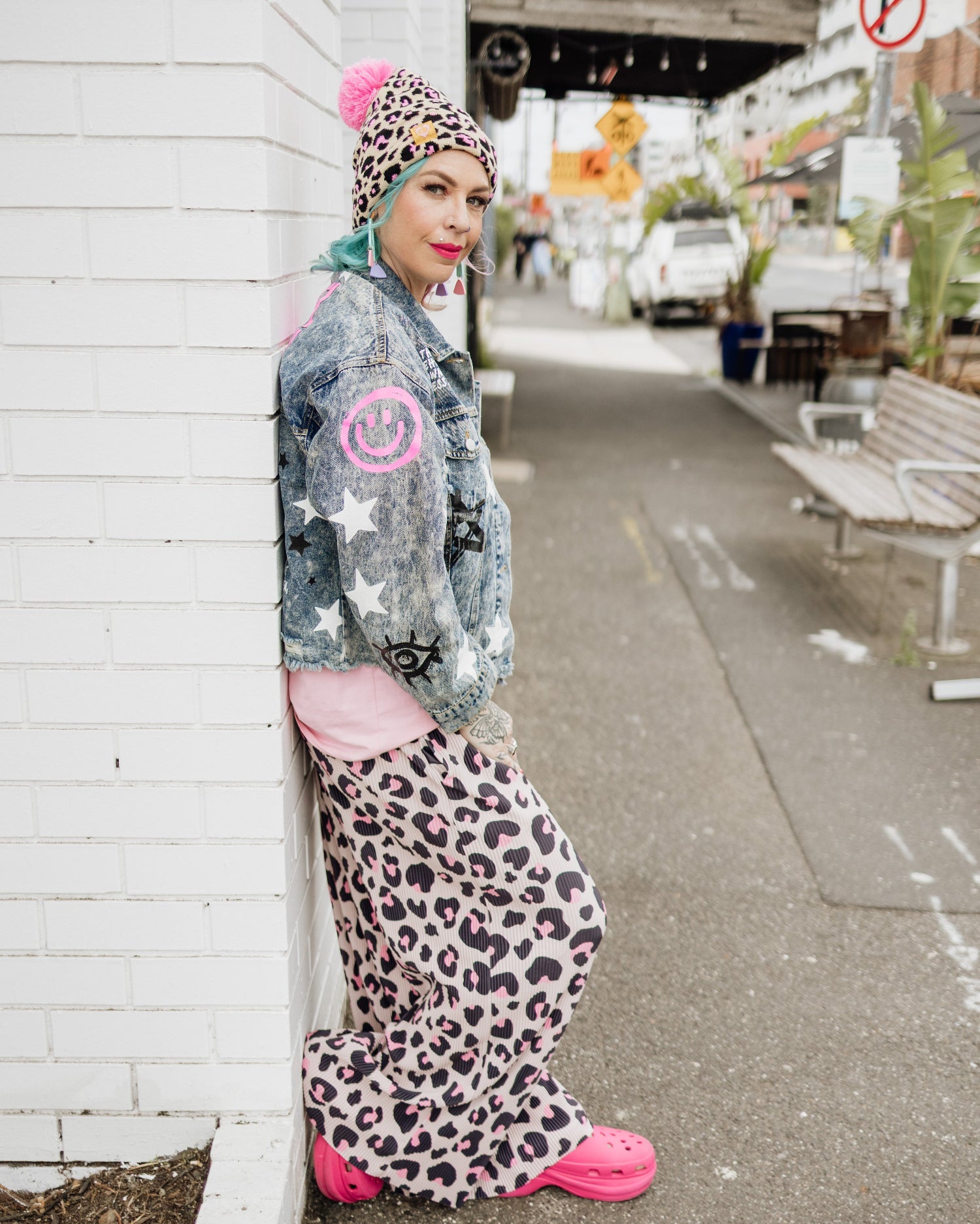 Leopard Print Stretch Pants - RESTOCKING IN AUG!