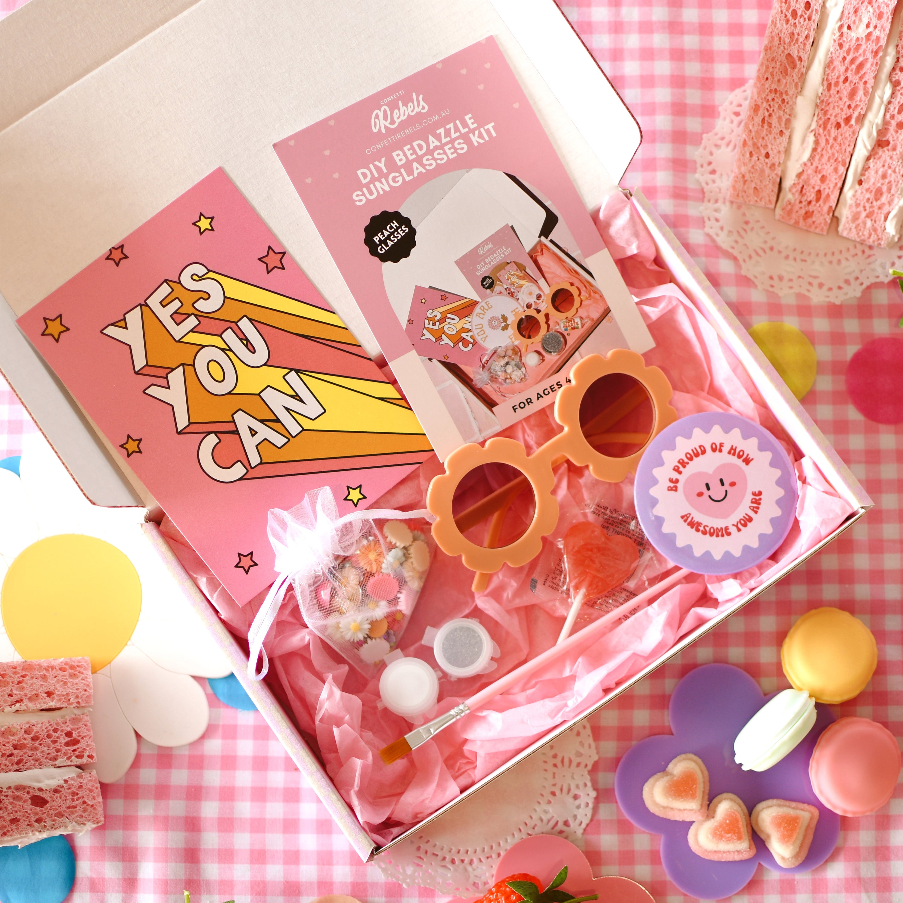 Kids DIY Craft Bedazzle Sunnies Pack