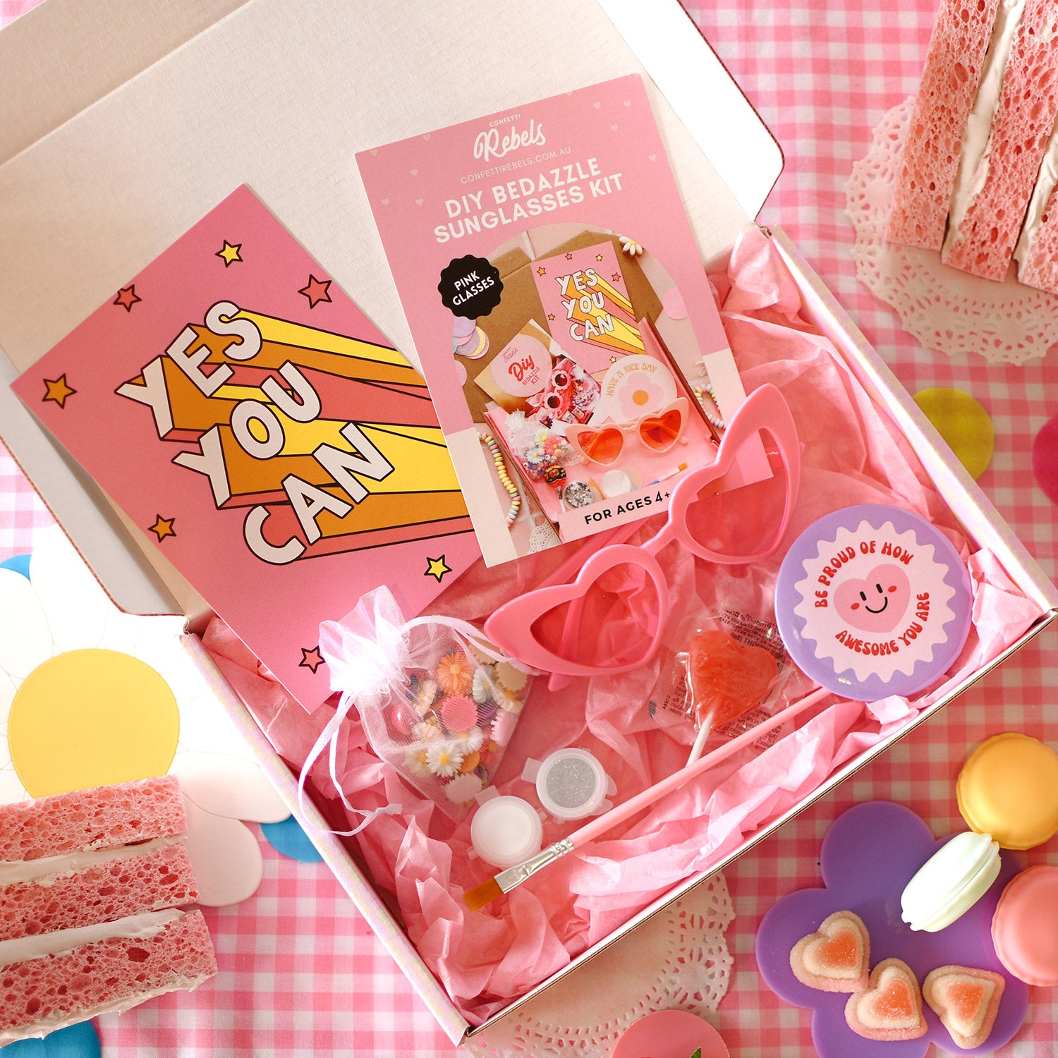 Kids DIY Craft Bedazzle Sunnies Pack