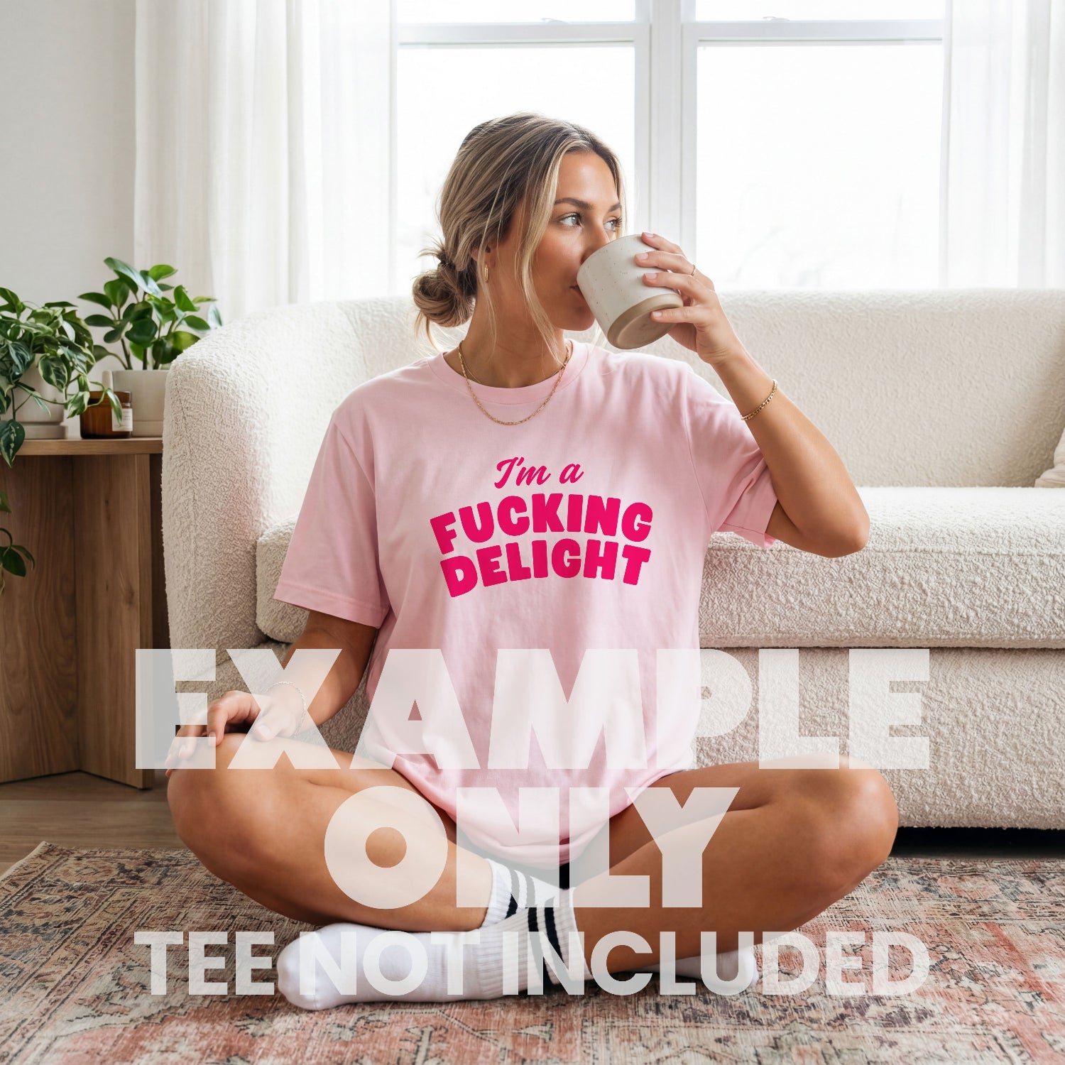 I'm A Fucking Delight (large graphic) - (PRINT ONLY)