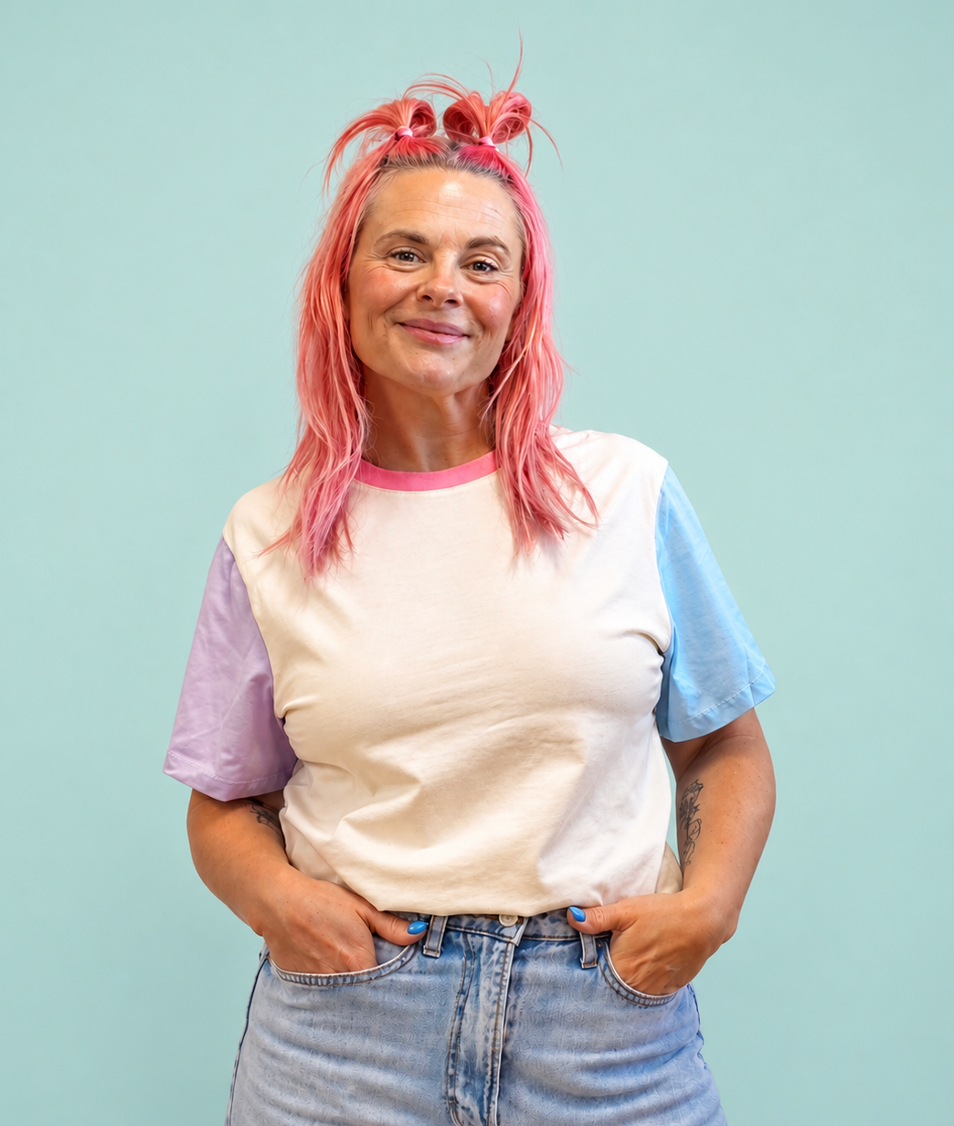 Pastel Dreams Oversize Tee