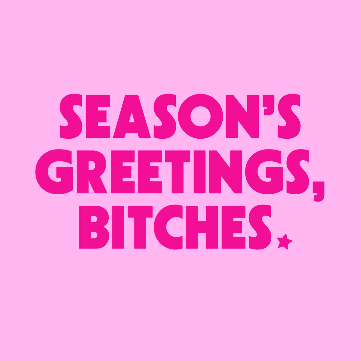 Seasons Greetings - PRINT ADD ON