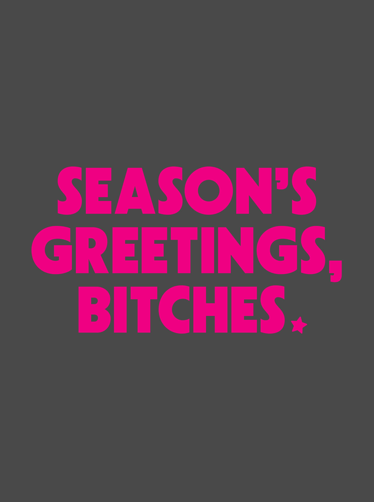 Seasons Greetings - PRINT ADD ON