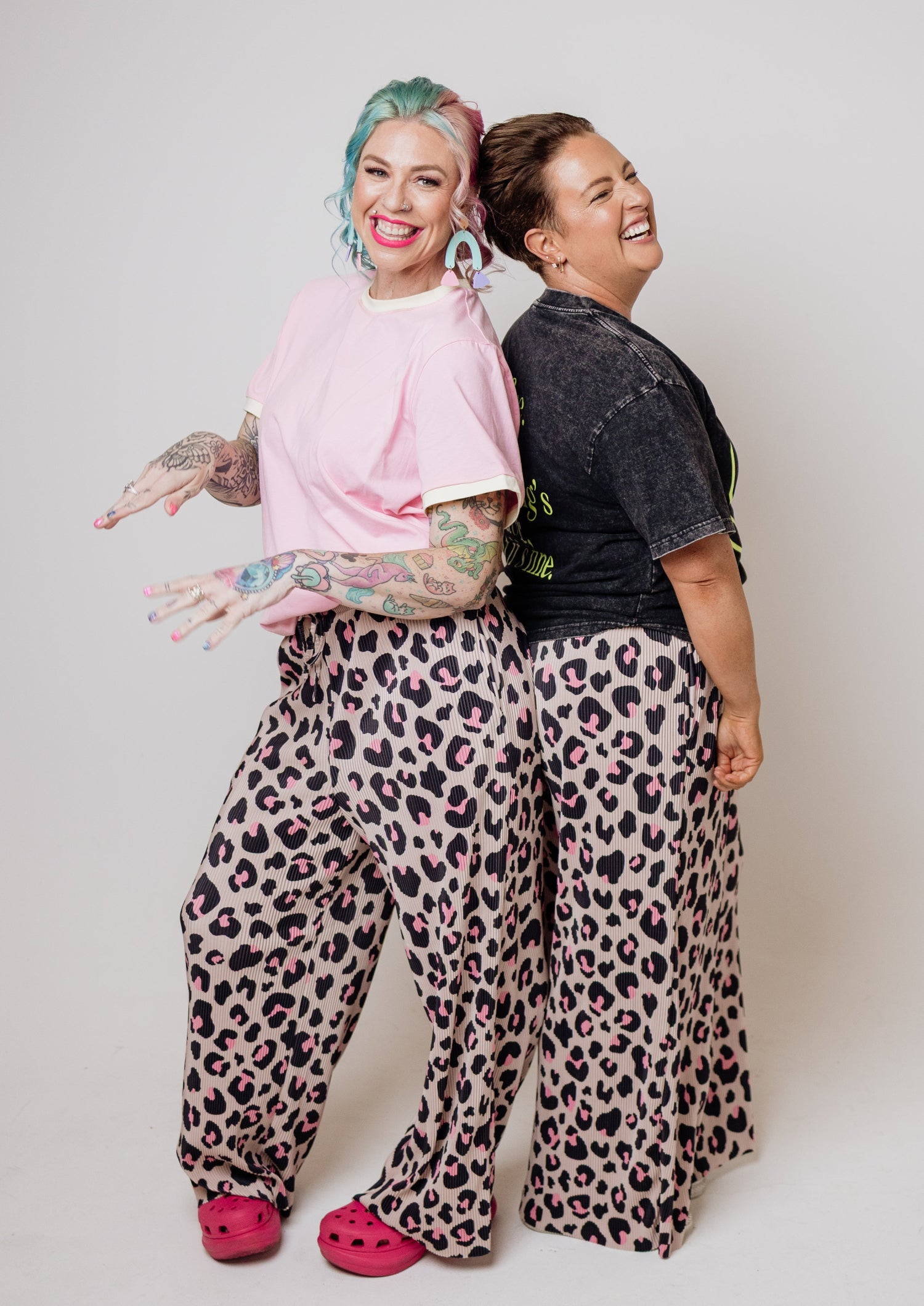 Leopard Print Stretch Pants - RESTOCKING IN AUG!