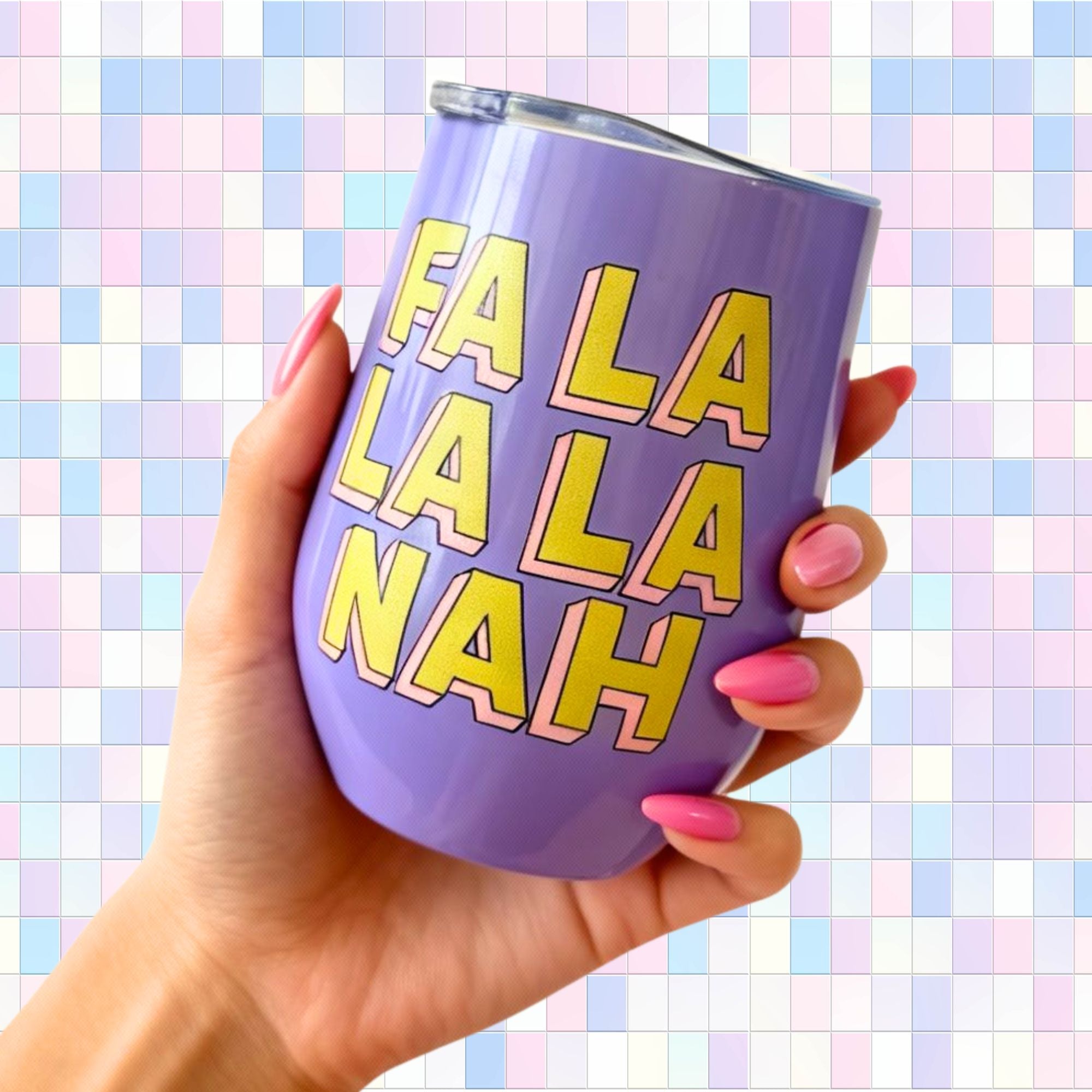 Fa La La La Nah Lilac Coffee Mug
