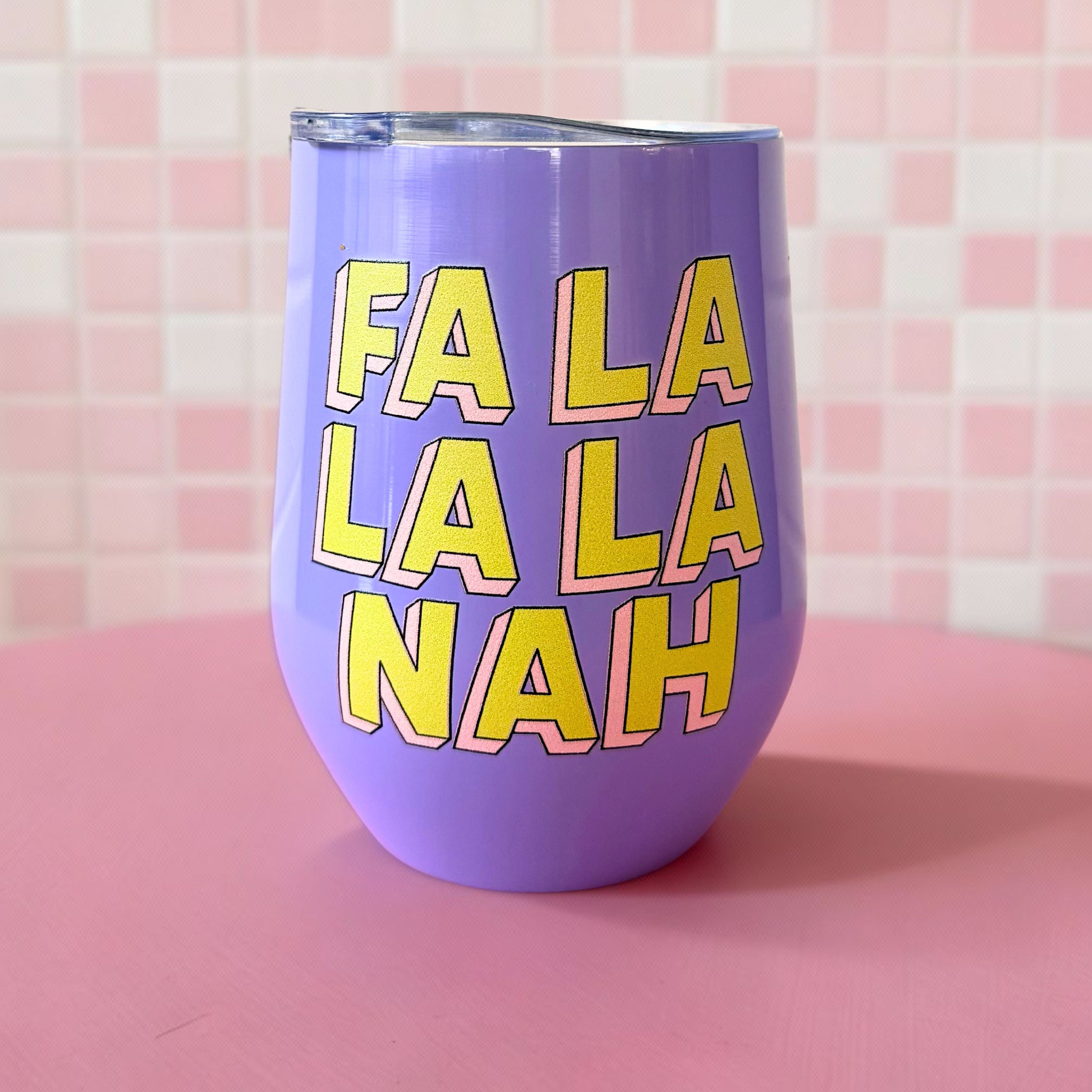 Fa La La La Nah Lilac Coffee Mug