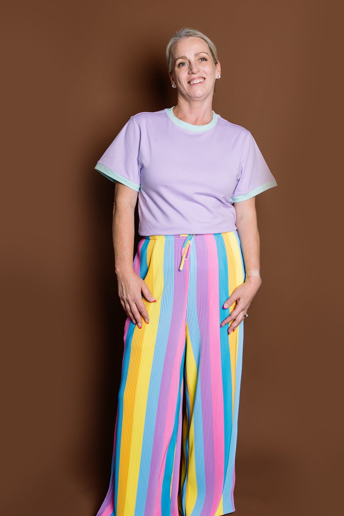 Rainbow Stretch Pants