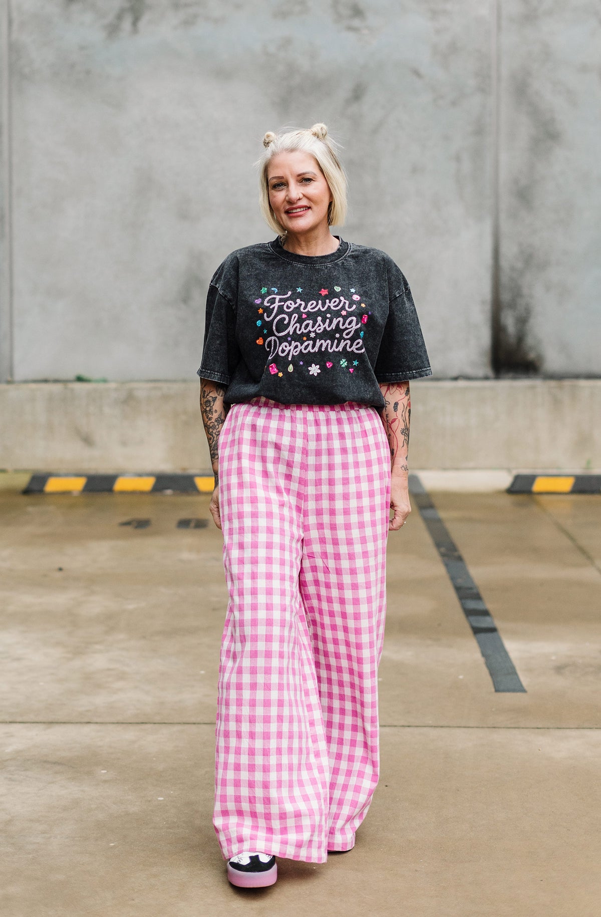 Pink Gingham Pants - ONLINE 22nd Sept
