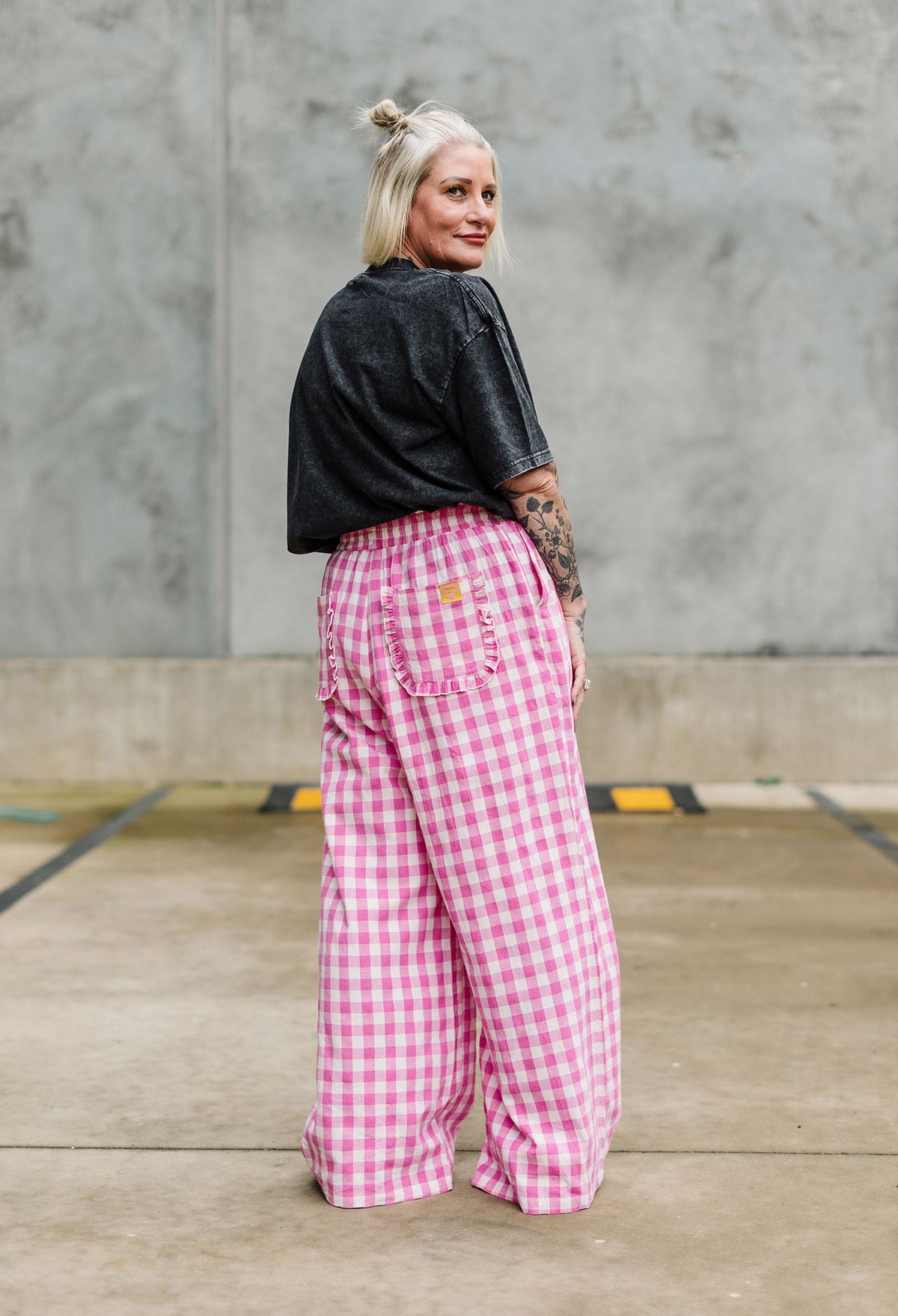 Pink Gingham Pants - ONLINE 22nd Sept