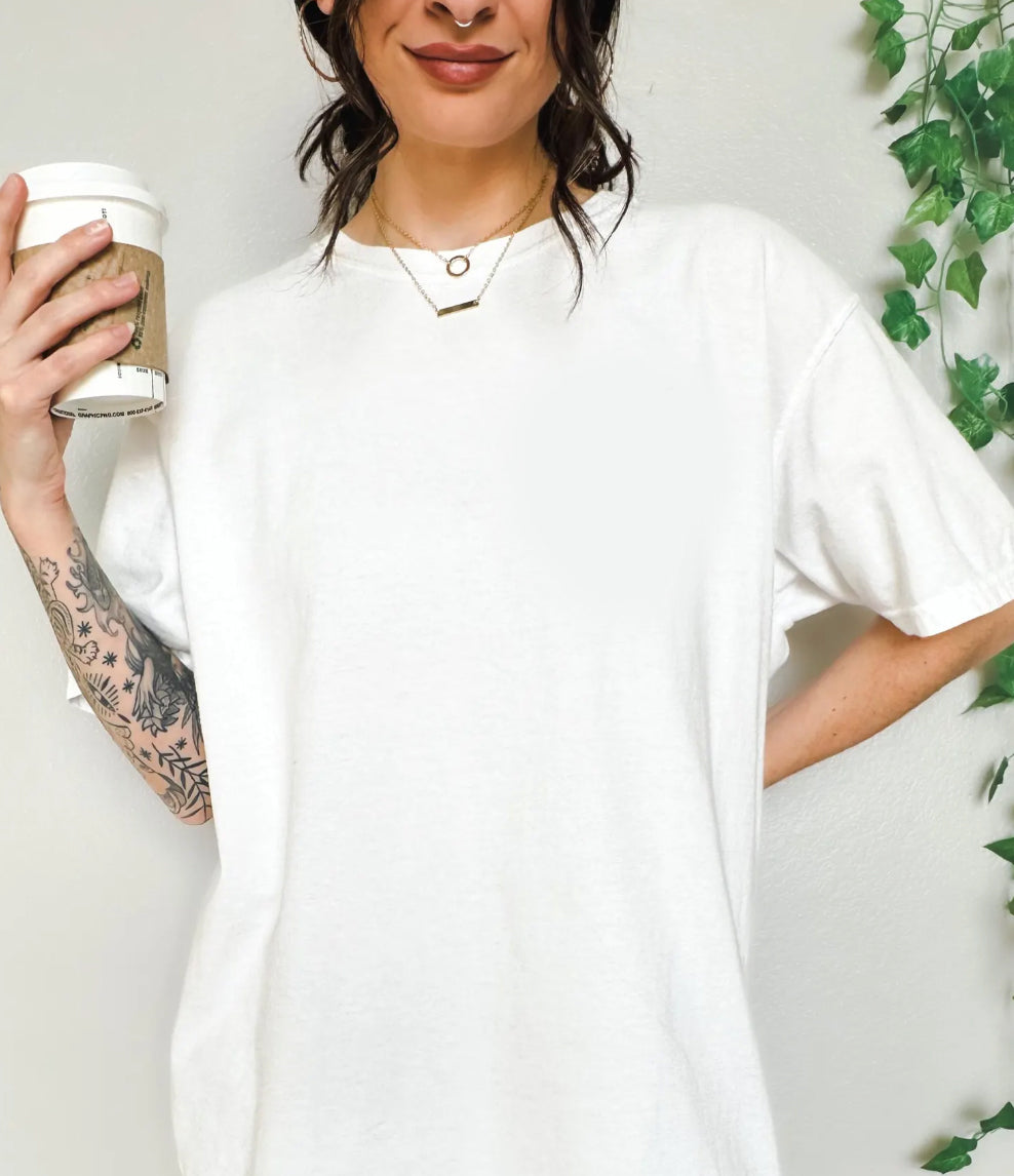 Plain White Womens Tee