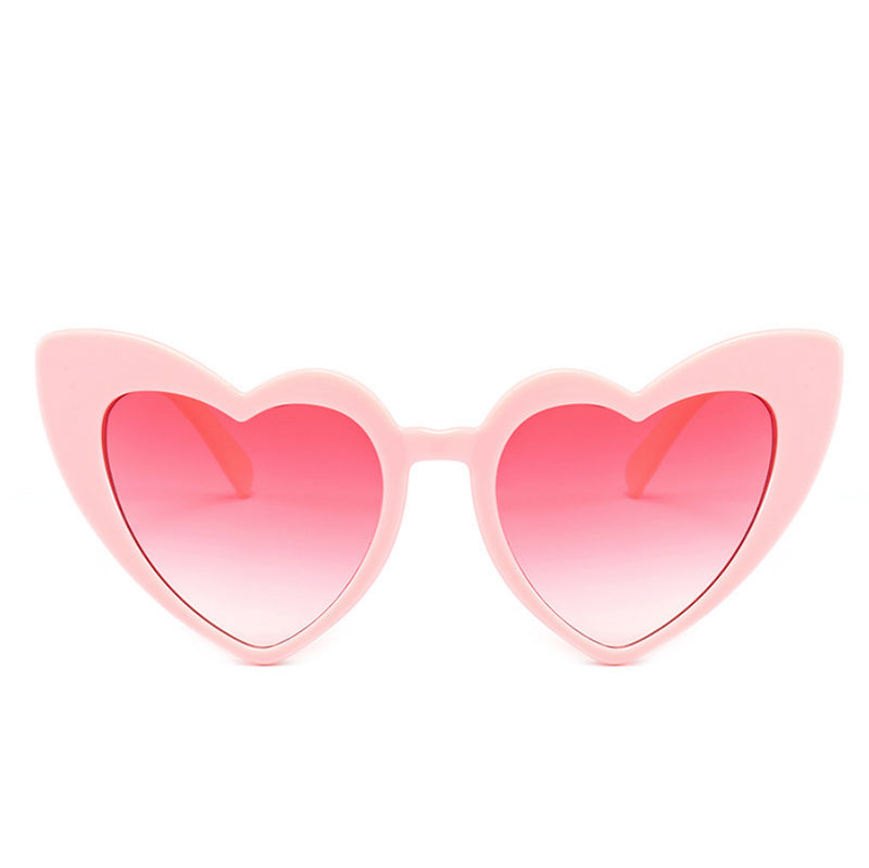 Buy Combo of 2 most beautiful designed jelly style sunglass to give full  protection to kids eyes.Cute pink and red colour frame adding heart for  style.Suitable and trendy for girls aged between